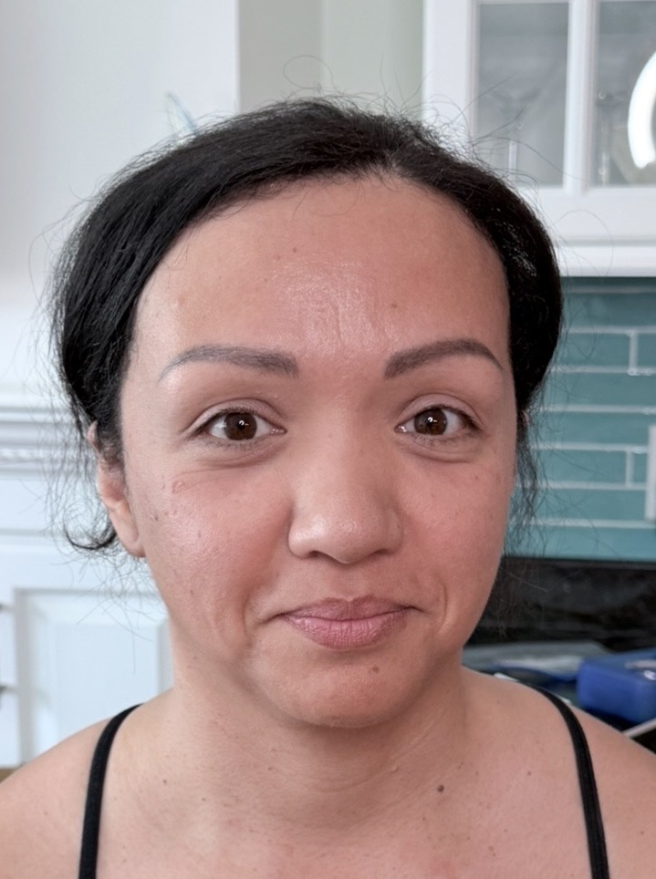 Before polished natural makeup